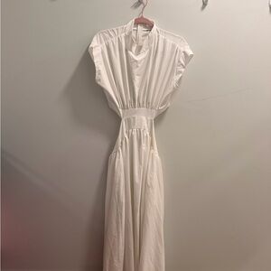Elegant White Women's Dress